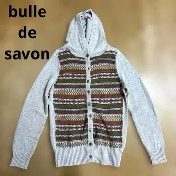bulle de savon 편 knit 뷔르데사봉 가디건