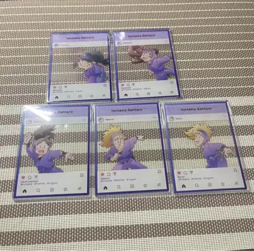 닌타마 란타로 아크릴 트레이딩 카드 플레이트 5학년