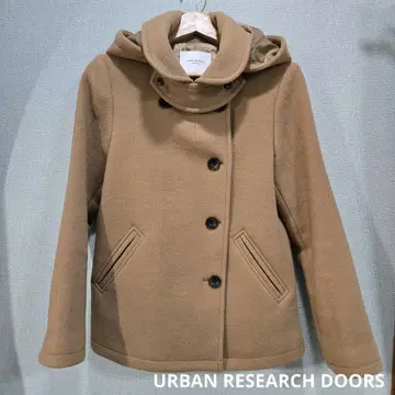어반 리서치 도어즈 숄카라 2WAY 숏코트 카멜