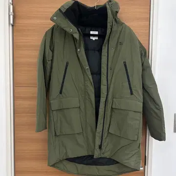 BILLABONG 후드 부착 다운 자켓 M 사이즈 올리브