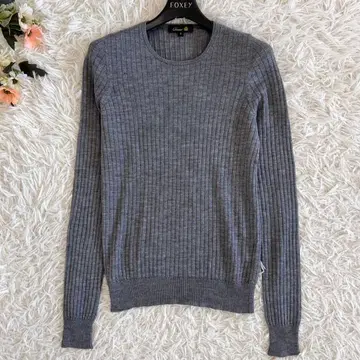 Drawer 드로어 18G 캐시미어 실크 리브 니트 스웨터 2