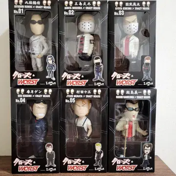 크로우즈 & WORST 피규어 무장전선 6체 세트
