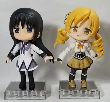 큐포쉬 [ 마도카 마기카 ~ 호무라 & 마미 ] 2체 세트 (상자 없음)