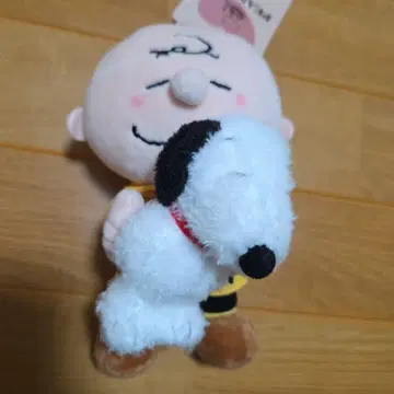 찰리 브라운 스누피 봉제 인형 키링