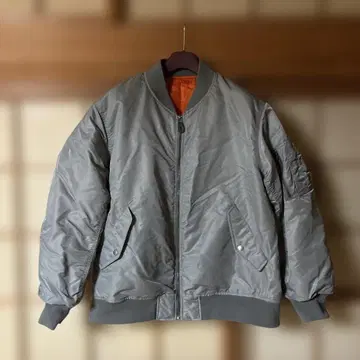 GU MA-1 자켓 히트 패디드 그레이 XL