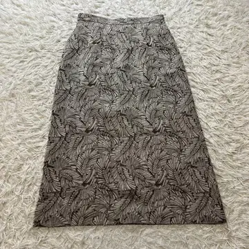 VINVERT 잎 패턴 타이트 스커트 LL 사이즈