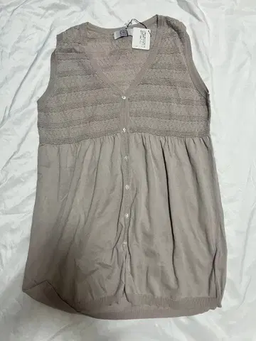 슬리브리스 그레이 튜닉(베스트)