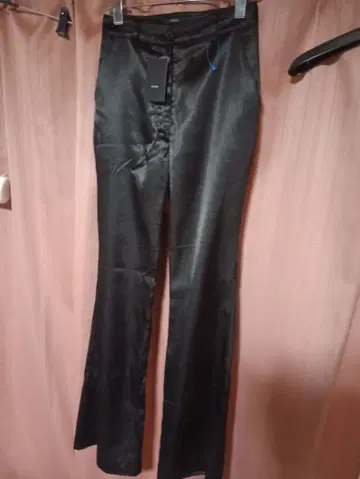 EMODA 에모다 블랙 소프트 새틴 팬츠 사이즈