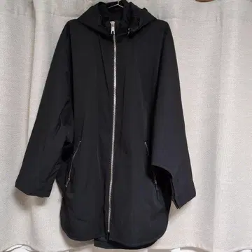 ZARA MAN 블랙 후드 부착 판초