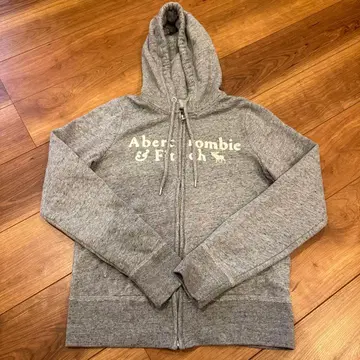 [ Abercrombie & Fitch ] 그레이 풀 집업 후드티 S