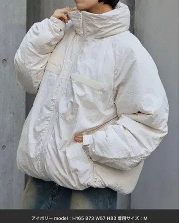 MONO-MART 2WAY 발수 나일론 밀리터리 숏 패딩 자켓