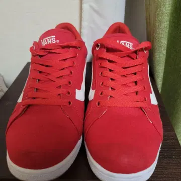 VANS 레드 스니커즈 캔버스