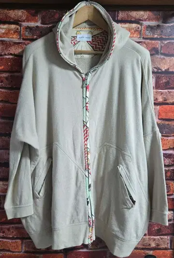 TSUMORI CHISATO 집업 후드티 다 유르다보 드레이프