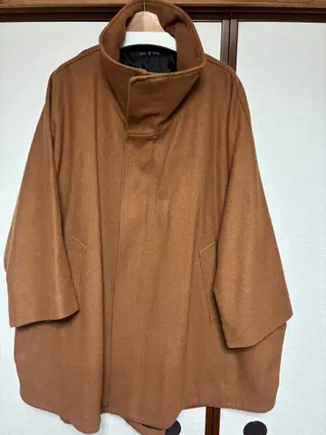 NO ID. 브라운 오버 사이즈 코트