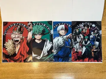 최강 점프 1월호 히로아카 최강 가챠 클리어 파일 컴플리트 세트