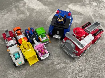 퍼피 구조대 다이캐스트 차량 묶음 판매