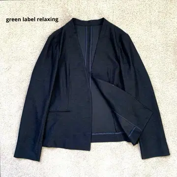 그린 라벨 릴랙싱 자켓 노카라 네이비