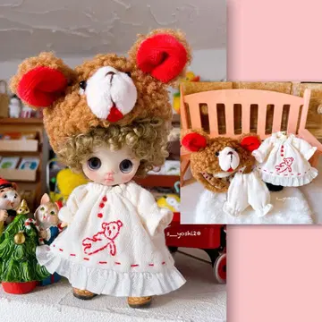 왼쪽 [ 3점 곰돌이 set ] 미니 브라이스 아웃핏