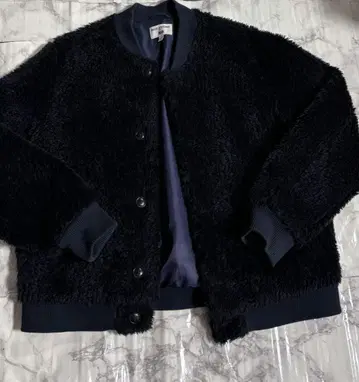 네이비 플리스 자켓 L 사이즈 UNIQLO