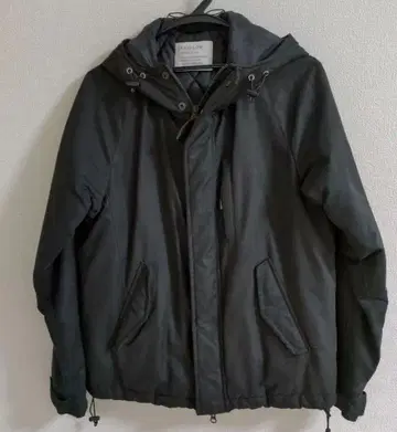 BAYFLOW 후드 부착 블랙 자켓