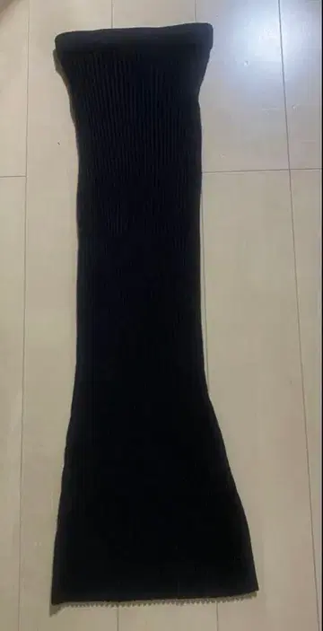 Whim Gazette 니트 핏 스커트 프리 사이즈 블랙