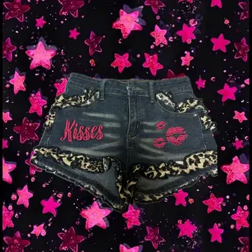 데님 숏팬츠 헤이세이 갸루 숏팬츠 히메 갸루 y2k