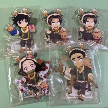 귀멸 크리스마스 아크릴 스탠드 기유 무라타 네즈코 히메지마 아크릴 스탠드