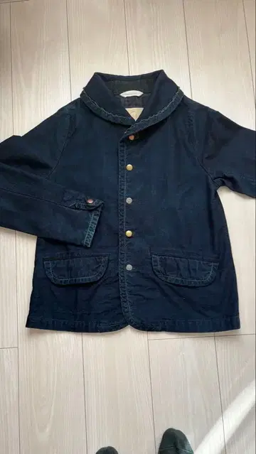 네이비 테일러드 자켓