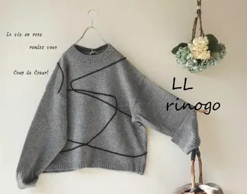 새상품 할인 LL 그레이*링킹 부드러운 니트 스웨터 가을/겨울 빅 사이즈