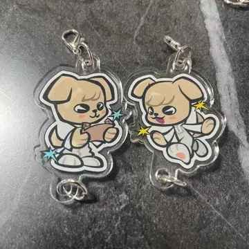 스키즈 전시회 랜덤 연결 아크릴 키링 승민 2종