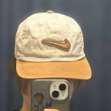 nike 로고 캡 90s 화이트 택 vintage archive