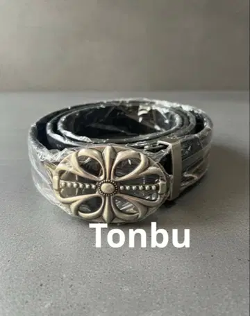 블랙 가죽 벨트 장식 버클 GEEK