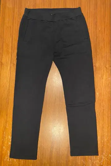 LOOPWHEELER 블랙 스웨트 팬츠 M 사이즈