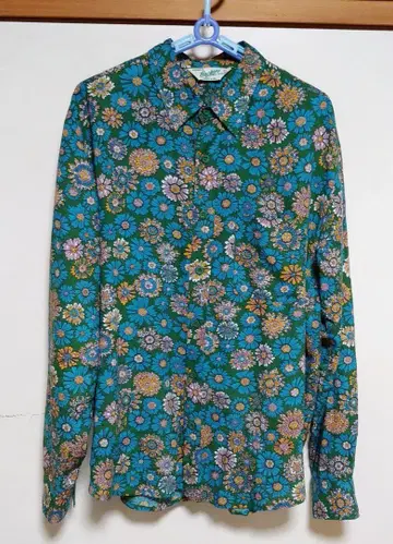 Backers 플라워 패턴 긴팔 셔츠 L 사이즈