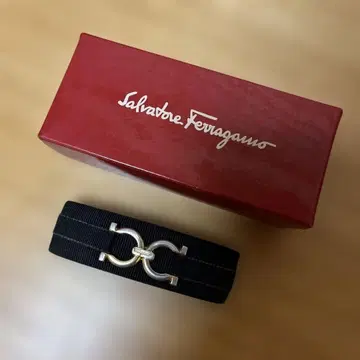 Salvatore Ferragamo 블랙 리본 헤어 액세서리