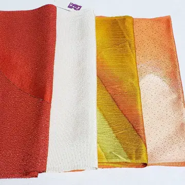 (0613) 오비 장식 천 4점 묶음 판매 기모노 일본 의류 잡화