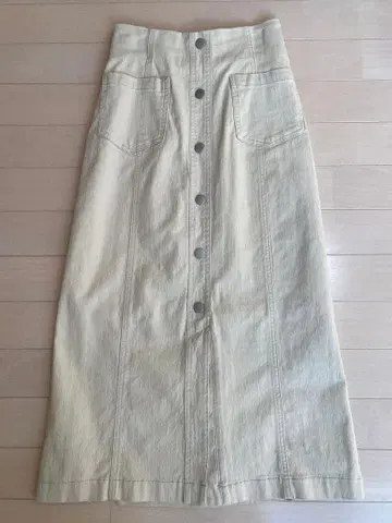 COHINA 버튼 포함 타이트 스커트 short-XS 작은 키 작은 체구