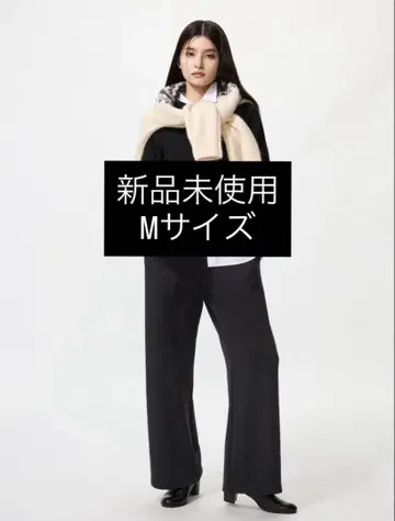 유니클로 웜 플리스 스트레이트 팬츠 M 사이즈