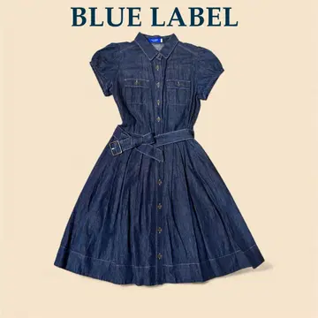 BLUE LABEL CRESTBRIDGE 데님 셔츠 원피스