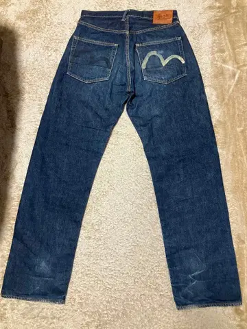 EVISU 데님 포켓 색상 다름 레어템