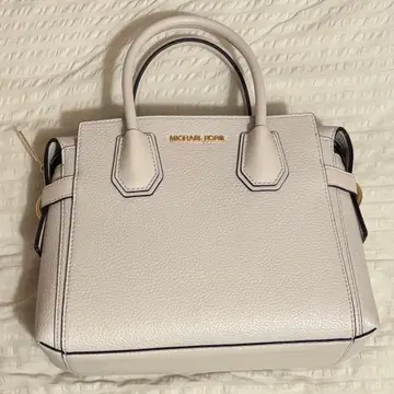 MICHAEL KORS 탑 지퍼 벨티드 새첼 스몰