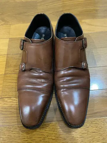 REGAL 브라운 더블 몽크 스트랩