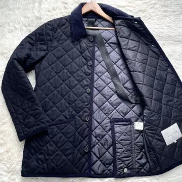 새상품급 매킨토시 퀼팅 자켓 옷깃 코듀로이 네이비 S