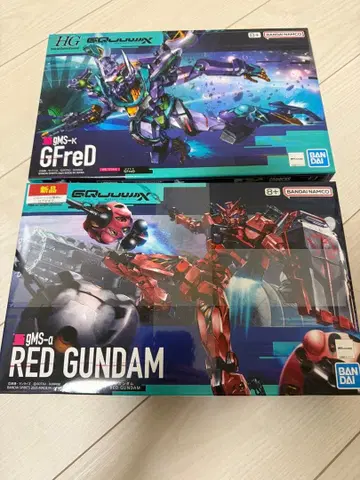 HG 1/144 GMS-Q 빨간 건담 & GMS-K 지프레도