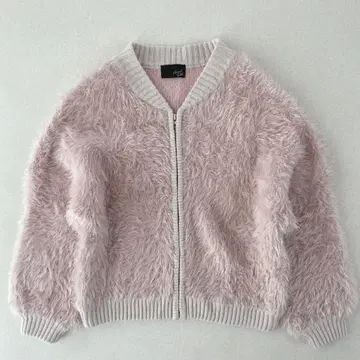 GRAND TABLE 그랜터블 복슬복슬 점퍼 샤기 퍼 핑크