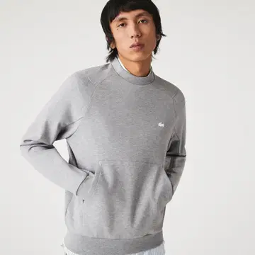 미사용 새상품 LACOSTE 더블 페이스 크루넥 맨투맨 셔츠 트레이닝복