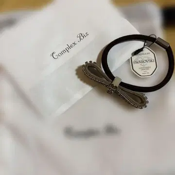 Complex Biz 스와로브스키 리본 머리끈