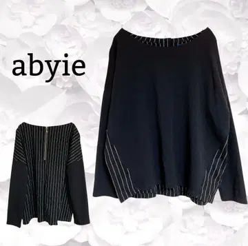 [ abyie ] 티셔츠/블라우스 [ F ] 블랙 오버사이즈 드롭 숄더