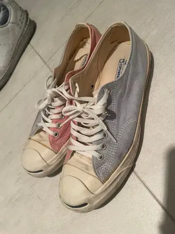 레어 컨버스 잭 퍼셀 캔버스 스니커즈 26.5