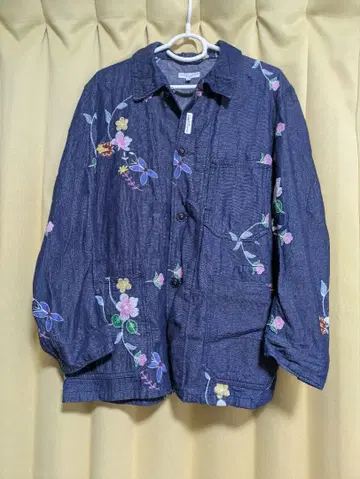 ENGINEERED GARMENTS 자수 데님 자켓 XS 가격 협의